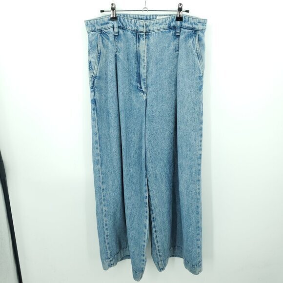 HEMMED (27" Inseam) rag & bone Featherweight Abigail Pleated Pant Sz 29 Billie - Picture 3 of 16